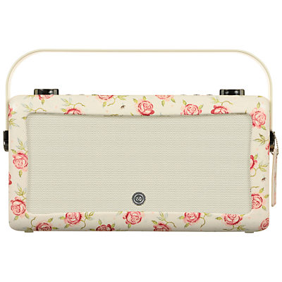 VQ Hepburn Mk II DAB+/FM Bluetooth Digital Radio, Emma Bridgewater Design Rose & Bee
